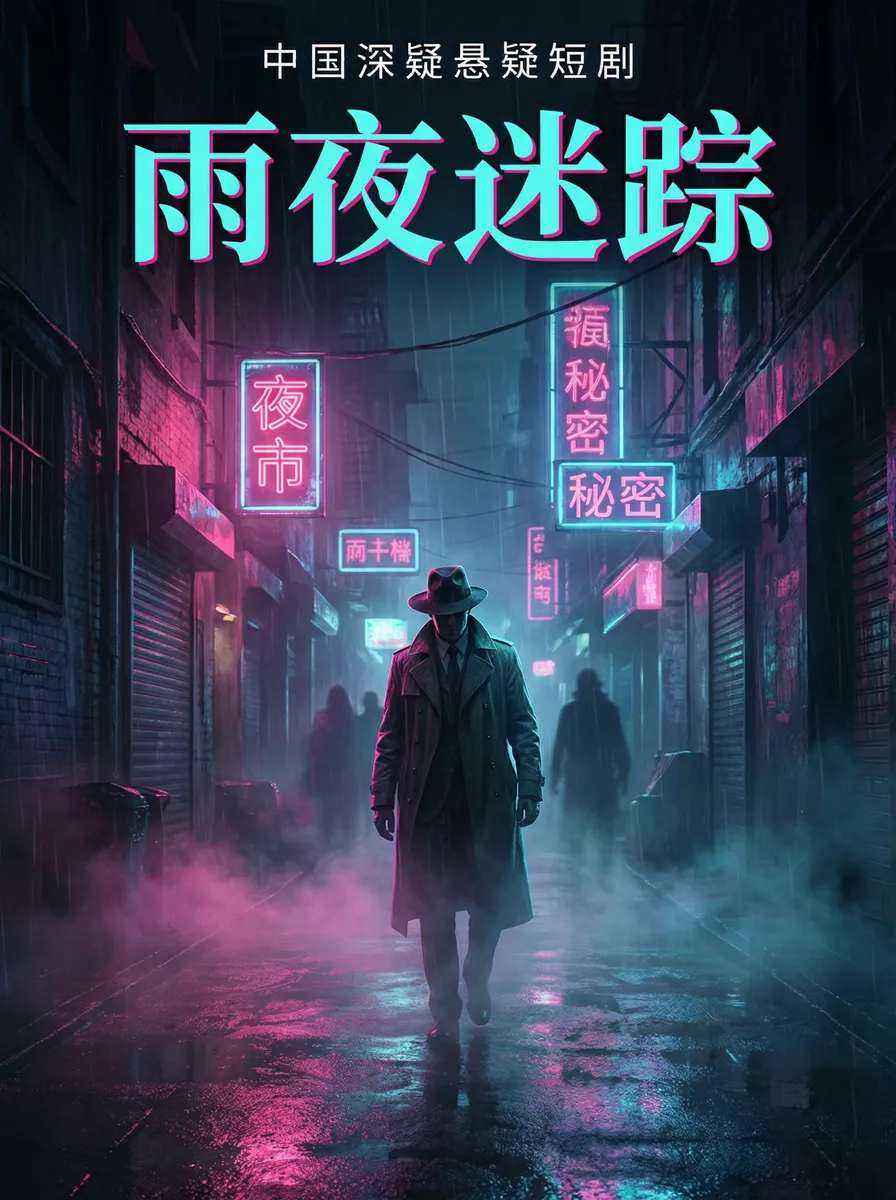 纯情小泉 悬疑追踪短剧 - 雨夜迷踪海报