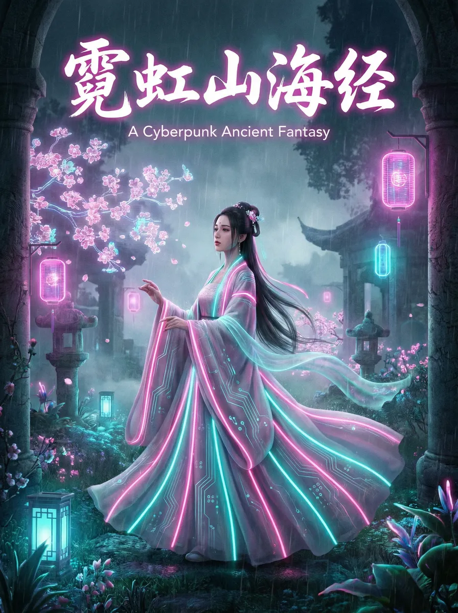 纯情小泉 古风奇缘短剧 - 霓虹山海经海报